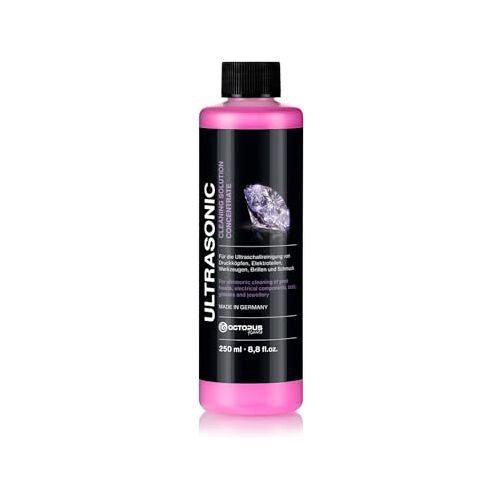 Octopus Speciale Ultrasoonreiniger, concentraat voor gebruik in ultrasoonreiniger, brillenreiniger, hygiënische juwelenreiniger (250ml)