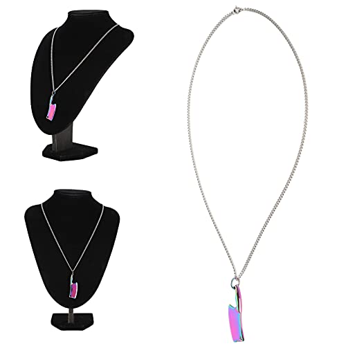 Cosiki Mannelijke ketting, comfortabele mode smaak voortreffelijke roestvrijstalen ketting roestvrijstalen mes hanger ketting voor vakantiecadeau(Kleur bijpassende ketting)