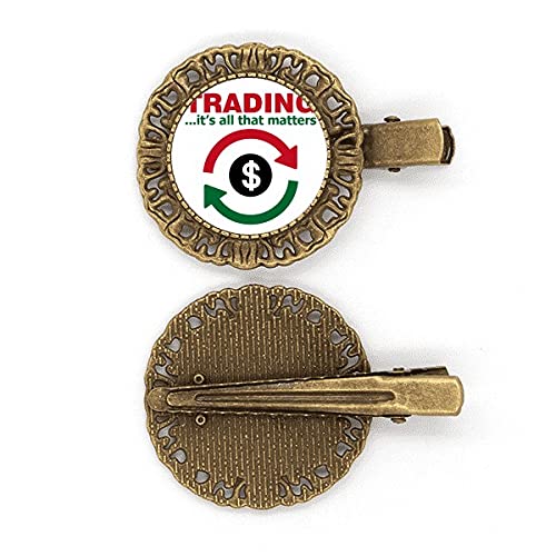 OFFbb-USA Belangrijk Geld Circulaire Transactie Haarspeld Hoofdtooi Broche Haar Clip Barrette