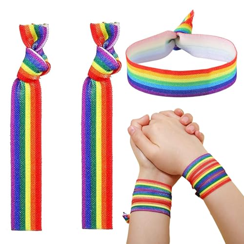 KHIRY 20 stuks gay pride armband, feest entree armbanden, regenboog armband, festival armbanden, entree armband voor feest, evenementen