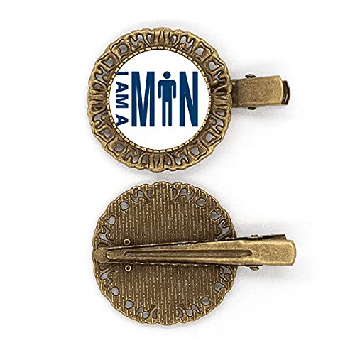 OFFbb-USA Status Status Geslacht Mannen Art Deco Gift Mode Haarspeld Hoofdtooi Broche Haar Clip Baret