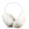 KINBOM Winter Oorwarmers voor Vrouwen, Schattige Winter Ear Muffs Opvouwbare Oorbanden Vrouwen Winter Oorbanden Oorhoezen Voor Winter Koud Weer Buiten (Roomwit)