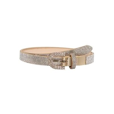 ONLY Dames Onlmila Glitter Pu Jeans Belt Acc, Gold Colour, Numeric_85, Gouden kleur, numeric_85 ONLY Dames Onlmila Glitter Pu Jeans Belt Acc, Gold Colour, Numeric_85, Gouden kleur, numeric_85