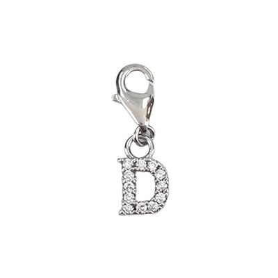 Depesche 11785-007 Bedels Express yourself hanger voor kettingen en armbanden, letter D, verzilverd, als klein geschenk Depesche 11785-007 Bedels Express yourself hanger voor kettingen en armbanden, letter D, verzilverd, als klein geschenk