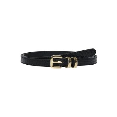 ONLY Dames Onlmaggie Pu Jeans Belt Acc, Black, Numeric_80, zwart, numeric_80 ONLY Dames Onlmaggie Pu Jeans Belt Acc, Black, Numeric_80, zwart, numeric_80