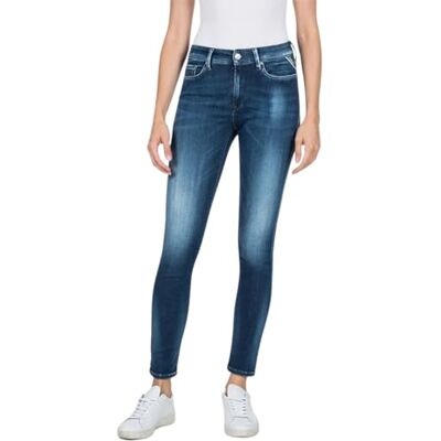 Replay dames Jeans Whw689 Luzien Hyperflex White Shades Replay dames Jeans Whw689 Luzien Hyperflex White Shades
