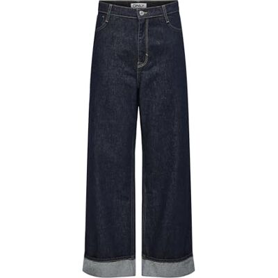 ONLY Onlhope Hw Wide Fold Up Rinse DNM Cro ONLY Onlhope Hw Wide Fold Up Rinse DNM Cro