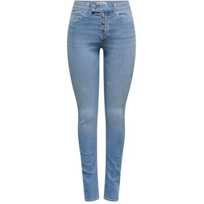 ONLY dames Jeans Onlwauw Mid Waist Sk Vis But Dnm ONLY dames Jeans Onlwauw Mid Waist Sk Vis But Dnm