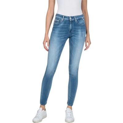 Replay dames Jeans Whw689 Luzien Hyperflex White Shades Replay dames Jeans Whw689 Luzien Hyperflex White Shades