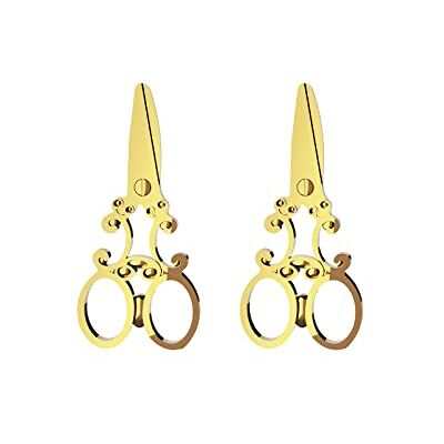 Secretmotion Gouden Schaar Oorbellen Exquise Mode Oorbel Accessoires Secretmotion Gouden Schaar Oorbellen Exquise Mode Oorbel Accessoires