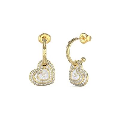 GUESS AMAMI Jube04019JWYGWHT/U luchtjets van roestvrij staal voor Femme Gold, één maat, roestvrij staal, GUESS AMAMI Jube04019JWYGWHT/U luchtjets van roestvrij staal voor Femme Gold, één maat, roestvrij staal,