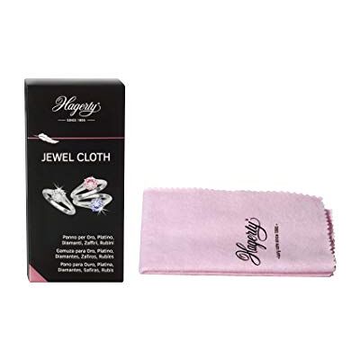 Hagerty Jewel Cloth sieraden reinigingsdoek voor edelstenen goud platinum 36 x30 cm I Geïmpregneerde sieradendoek van katoen I Efficiënte poleerdoek voor diamant saffier robijn Hagerty Jewel Cloth sieraden reinigingsdoek voor edelstenen goud platinum 36 x30 cm I Geïmpregneerde sieradendoek van katoen I Efficiënte poleerdoek voor diamant saffier robijn