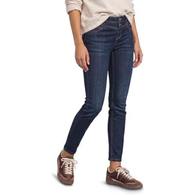 Street One Dames Mid Waist Slim Leg Jeans met decoratief detail 3818280 Street One Dames Mid Waist Slim Leg Jeans met decoratief detail 3818280