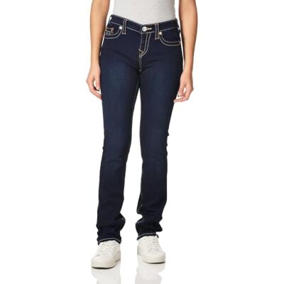 True Religion dames Jeans Billie Mid Rise Straight Leg Jean True Religion dames Jeans Billie Mid Rise Straight Leg Jean