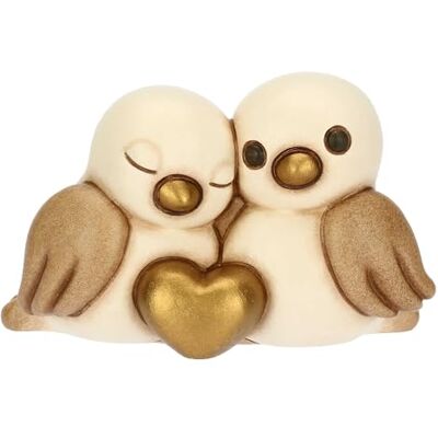 THUN Paar mussen met hart, mini keramiek collectie L'amore Vola 7,2 x 5,9 x 4,4 cm THUN Paar mussen met hart, mini keramiek collectie L'amore Vola 7,2 x 5,9 x 4,4 cm