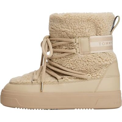 Tommy Hilfiger dames Faux Shearling Snowboot Fw0fw08788Outdoor Laarzen Tommy Hilfiger dames Faux Shearling Snowboot Fw0fw08788Outdoor Laarzen