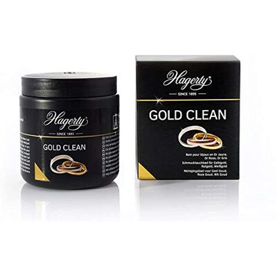 Hagerty Gold Clean goudbad 170 ml I sieraden dompelbad voor het reinigen van geelgoud witgoud rosegoud roodgoud I Gouden sieraden reiniger voor hernieuwde glans I Sieraden reinigingsbad met dompelmand Hagerty Gold Clean goudbad 170 ml I sieraden dompelbad voor het reinigen van geelgoud witgoud rosegoud roodgoud I Gouden sieraden reiniger voor hernieuwde glans I Sieraden reinigingsbad met dompelmand