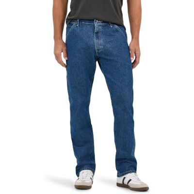 Wrangler Authentics Klassieke jeans met comfortabele taille voor heren, Retro Steen, 36W / 30L Wrangler Authentics Klassieke jeans met comfortabele taille voor heren, Retro Steen, 36W / 30L