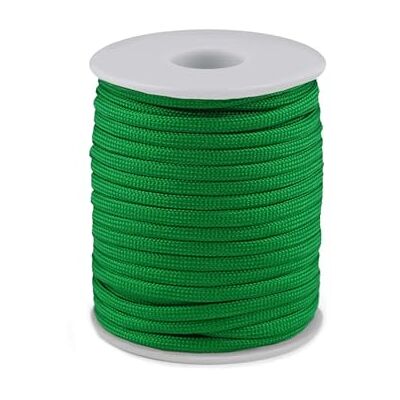 cyclingcolors 1 * Polypropyleen touw 4 mm 25 m armband hanger sieraden ketting Lass See kant riem decoratie naaien groen cyclingcolors 1 * Polypropyleen touw 4 mm 25 m armband hanger sieraden ketting Lass See kant riem decoratie naaien groen