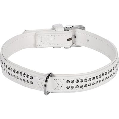 Flamingo Halsketting Monte Carlo wit, XL, 41-44 cm, 22 mm Flamingo Halsketting Monte Carlo wit, XL, 41-44 cm, 22 mm