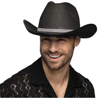 Boland Daisy cowboyhoed Accessoire voor westernkostuums, festivals, carnaval en vrijgezellenfeesten Boland Daisy cowboyhoed Accessoire voor westernkostuums, festivals, carnaval en vrijgezellenfeesten