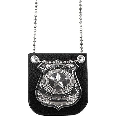 Boland 64333 Ketting politieagent, ketting met insigne, politie kostuum, SWAT, accessoire, carnaval, themafeest Boland 64333 Ketting politieagent, ketting met insigne, politie kostuum, SWAT, accessoire, carnaval, themafeest