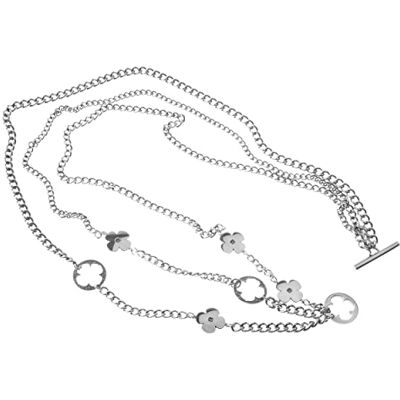 Folli Follie Collar Mujer 3N7F163C-50 50 cm, Eén maat, Niet-kostbaar metaal, Geen edelsteen Folli Follie Collar Mujer 3N7F163C-50 50 cm, Eén maat, Niet-kostbaar metaal, Geen edelsteen