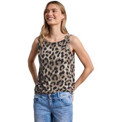 Street One Printtop met schouderdetail Timeless beige 38 Street One Printtop met schouderdetail Timeless beige 38