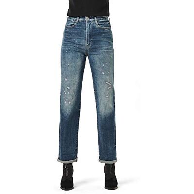 G-STAR RAW G-STAR dames Jeans Tedie Ultra High Straight Turn Up Raw Edge Ankle Jeans G-STAR RAW G-STAR dames Jeans Tedie Ultra High Straight Turn Up Raw Edge Ankle Jeans