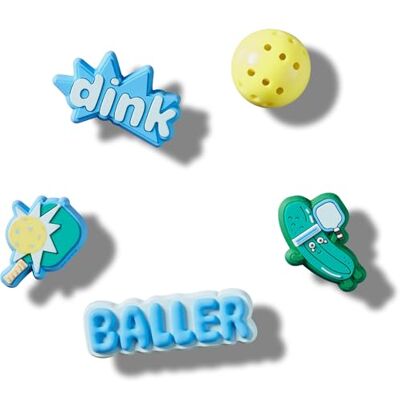 Crocs Unisex augurk bal 5 Pack schoen bedels, veelkleurig, één maat, Meerkleurig, Eén maat Crocs Unisex augurk bal 5 Pack schoen bedels, veelkleurig, één maat, Meerkleurig, Eén maat