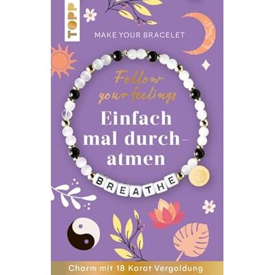 TOPP Follow your Feelings Make your bracelet Schmuckset Breathe VE, 10 Ex.: Anleitung und Material für ein Armband. Mit gestalteter Geschenkkarte TOPP Follow your Feelings Make your bracelet Schmuckset Breathe VE, 10 Ex.: Anleitung und Material für ein Armband. Mit gestalteter Geschenkkarte