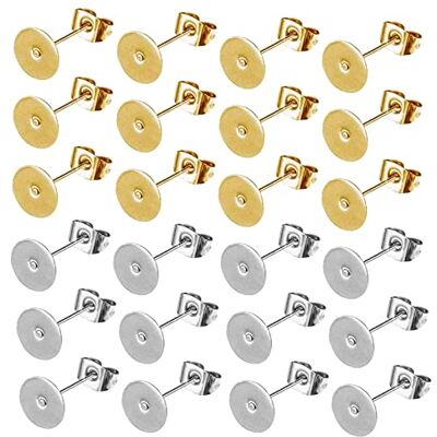 Generic Oorbellen Flat Pad 100 Stuks Pad Post Oorbellen Oorbel Pin Studs Oorbellen Palen Flat Oorbellen Oorbellen Blanks Oorbel Maken Bevindingen Ruggen Voor Oorbel Maken Bevindingen Sieraden Maken Generic Oorbellen Flat Pad 100 Stuks Pad Post Oorbellen Oorbel Pin Studs Oorbellen Palen Flat Oorbellen Oorbellen Blanks Oorbel Maken Bevindingen Ruggen Voor Oorbel Maken Bevindingen Sieraden Maken