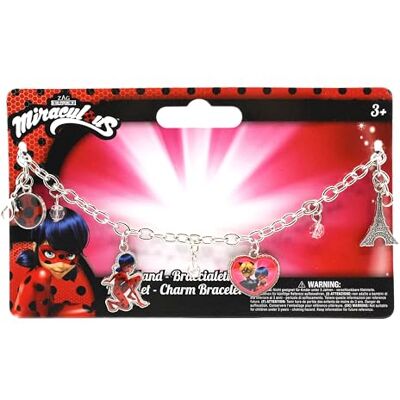 Joytoy Joy Toy 65982 Miraculous: Tales of Ladybug & Cat Noir figuren & personages armband met hanger op bakkercard 15x1x9 cm, meisjes, meerkleurig Joytoy Joy Toy 65982 Miraculous: Tales of Ladybug & Cat Noir figuren & personages armband met hanger op bakkercard 15x1x9 cm, meisjes, meerkleurig