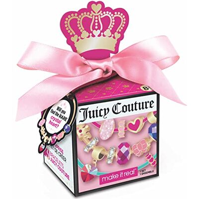 Make It Real Juicy Couture Surprise Box: drie betoverende armbanden om zelf te maken met kralen en hangers in een verrassingsdoos om te verzamelen, cadeau voor meisjes vanaf 8 jaar Make It Real Juicy Couture Surprise Box: drie betoverende armbanden om zelf te maken met kralen en hangers in een verrassingsdoos om te verzamelen, cadeau voor meisjes vanaf 8 jaar