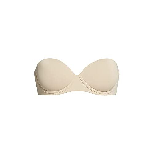 Calvin Dames strapless bh push-up strapless met beugel, Bare, 70A