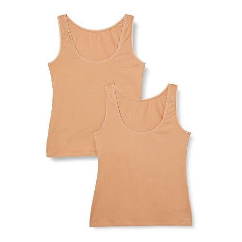 Sloggi Dames GO Tank Top C2P Onderhemd, Nostalgic Brown, XL, Nostalgisch bruin, XL