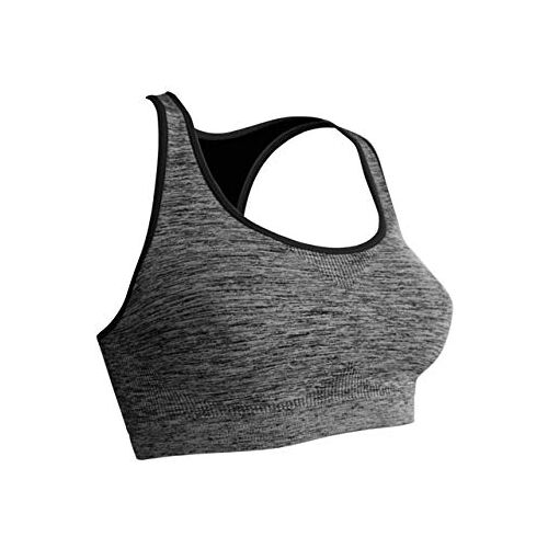 kidneykaren Dames fit bustier antraciet melange yoga fit bustier