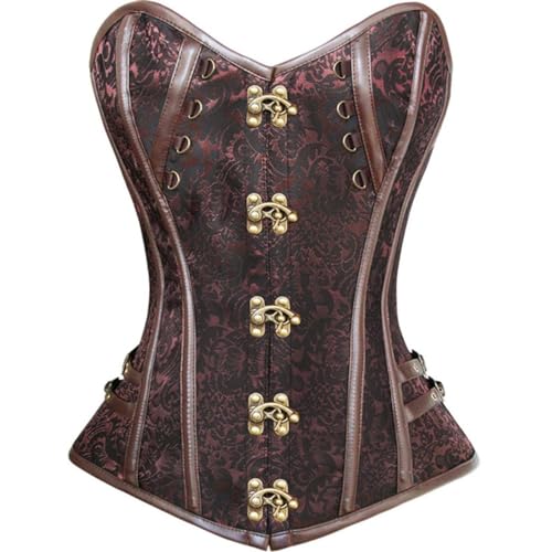 CLoxks Bustier korset voor dames en meisjes, bodysuit, paleis, buikversteviging, lichaamsvorming, taille-aanscherping en lichaamsvormende kleding