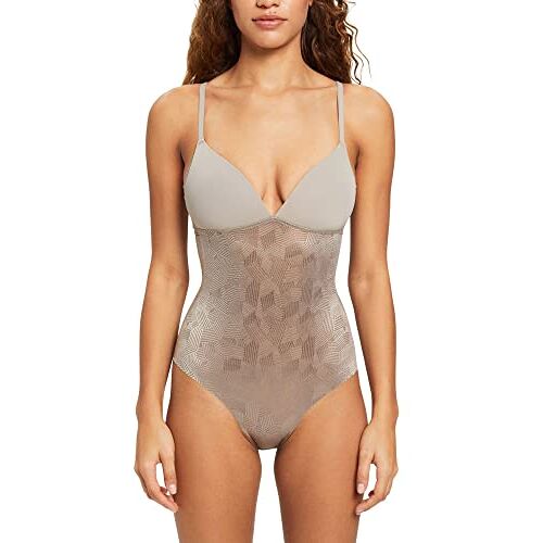 ESPRIT Shapewear bodysuit dames Soft Shaping Lace Soft body,taupe (light taupe),85B