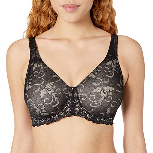 Maidenform Minimizer-minimizer-beha minimizer voor dames, Zwart/Champagne Shimmer, 75D