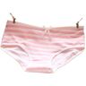 XKUN Underwear Women Blue And White Striped Underwear Underwear Lolita Pink Briefs Underwear Cute Soft Breathable Underwear Women'S Gift-Pink,One Size,1Pc