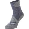 SealSkinz Calzini alla caviglia sottili, unisex, per adulti, Calzini, 11100060000430, Blu Navy/Grigio Marl, L