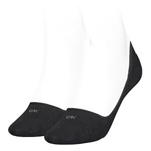 Calvin Women's Liner Socks Logo 2 Pack Footie Dames, zwart., 35 Calvin Women's Liner Socks Logo 2 Pack Footie Dames, zwart., 35