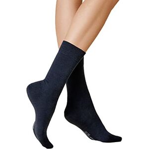 KUNERT Damessokken Soft Wool Cotton drukvrije tailleband, Marine 0360, 39-42 EU KUNERT Damessokken Soft Wool Cotton drukvrije tailleband, Marine 0360, 39-42 EU