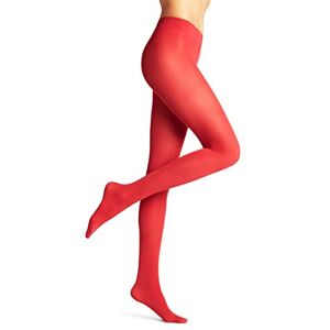 FALKE Dames Panty Pure Matt 50 DEN W Ti halfdoorzichtig eenkleurig 1 paar, Rood Scarlet 8228, S-M FALKE Dames Panty Pure Matt 50 DEN W Ti halfdoorzichtig eenkleurig 1 paar, Rood Scarlet 8228, S-M