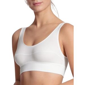 CALIDA Elastische bustier voor dames, met brede zachte band, wit, 36-38 CALIDA Elastische bustier voor dames, met brede zachte band, wit, 36-38