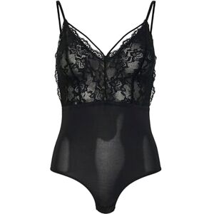 PIECES Pcnichelle SL Bodystocking Noos Body voor dames, Blanco Y Gris, M PIECES Pcnichelle SL Bodystocking Noos Body voor dames, Blanco Y Gris, M