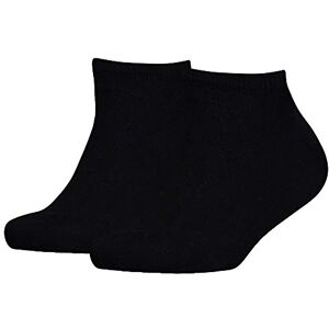 Tommy Hilfiger Uniseks kindersneakersokken (set van 2), zwart, 23-26 EU Tommy Hilfiger Uniseks kindersneakersokken (set van 2), zwart, 23-26 EU