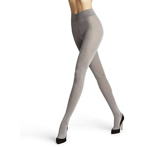FALKE Dames Panty Softmerino W Ti wol katoen eenkleurig 1 paar, Grijs Light Grey Melange 3830, 48-50 FALKE Dames Panty Softmerino W Ti wol katoen eenkleurig 1 paar, Grijs Light Grey Melange 3830, 48-50