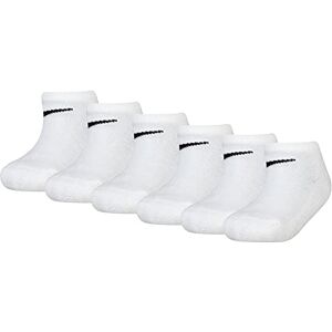 NIKE 6 Pack No Show Sokken voor kinderen White 4/5 jaar NIKE 6 Pack No Show Sokken voor kinderen White 4/5 jaar